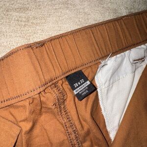 Carhartt Tan Pants with Logo